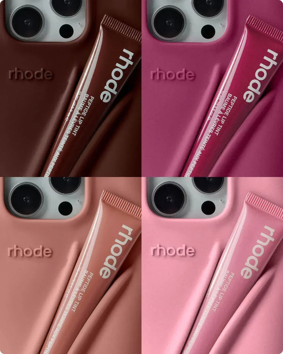 Autumn Edition New Rhode DIY Lipstick Lip Holder Soft Silicone Case for IPhone 16 15 14 13 12 11 Pro Max Plus Phone Stand Cover