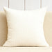 Beige corduroy cushion cover