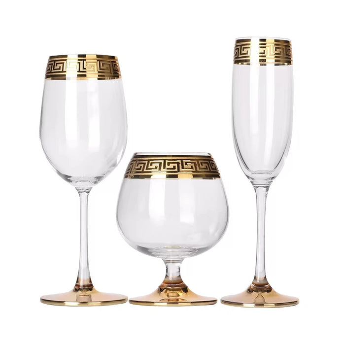 Phnom Penh European Glass Brandy Champagne Glasses Tall Wine Glasses Crystal Wine Glasses Table Household Glasses