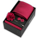 Men's tie gift set, style BBJ-51: tie, pocket square, cufflinks and pins in a gift box