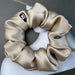 Mulberry silk scrunchie, Khaki