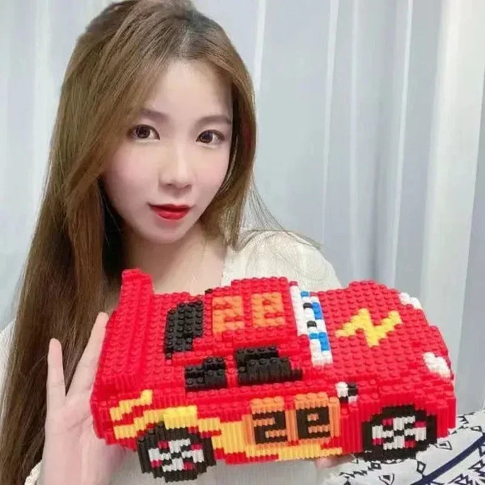 Cute Rabbit Building Block Toy Small Particle Brick Diy Children's Assembly Toy 3D Model Decorations Kids Gift