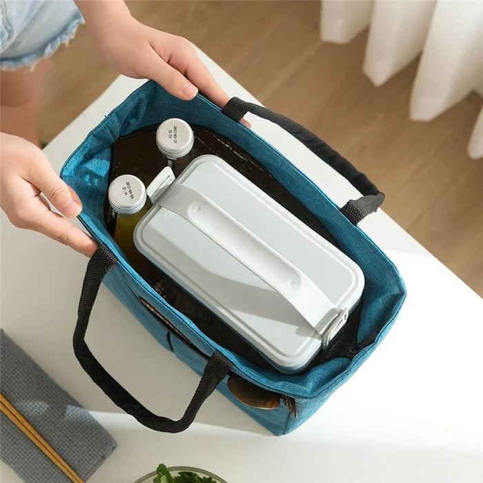 Portable Insulated Large Capacity Thermal Lunch Bag