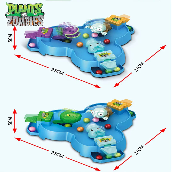 Plants vs Zombies Competitive Battle Series Pac-Man Battle Board Zombie Game Character Ornaments Interactive Games For Kids Boy