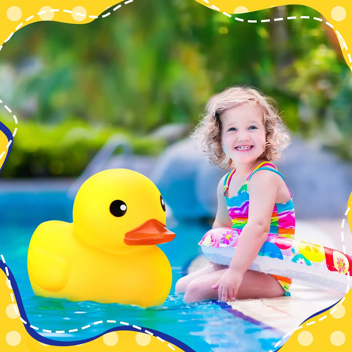 13 Inch Rubber Giant Ducks Floating Toy