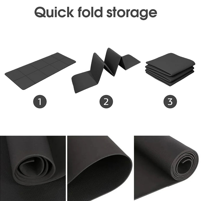 Yoga Mat Anti-skid Sports Fitness Comfort Foam 4MM Thick Yoga Mat for Exercise Yoga and Pilates Gymnastics Mat