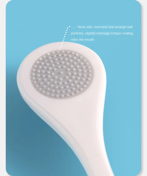 Tongue Cleaner Brush Reusable Oral Cleaning Scraper Oral Breath Multicolor Brush Care Tool Tongue Bad Hygiene Care Removal