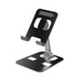 Foldable aluminum phone stand: Black