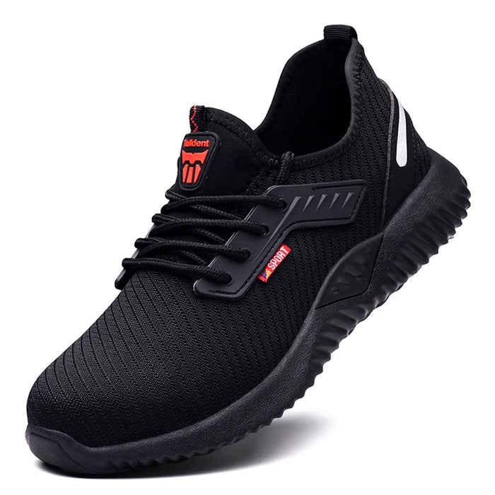 Safety Shoes Men With Steel Toe Cap Anti-smash Men Work Shoes Sneakers Light Puncture-Proof Indestructible Shoes Tactical Boots