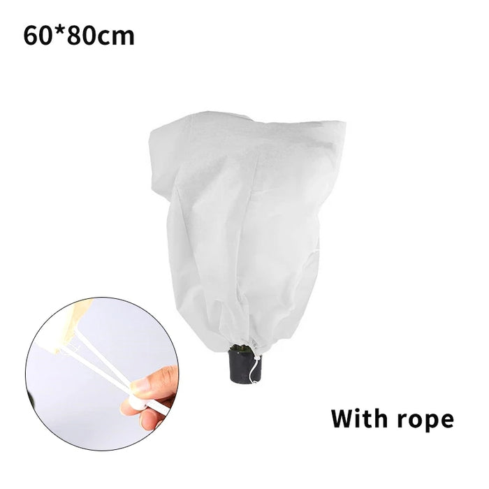 Non-woven Fabric Plant Protection Cover Fruit Protection Bag Winter Plant Coldproof Frost Prevention Mesh Plant Cover Antifreeze