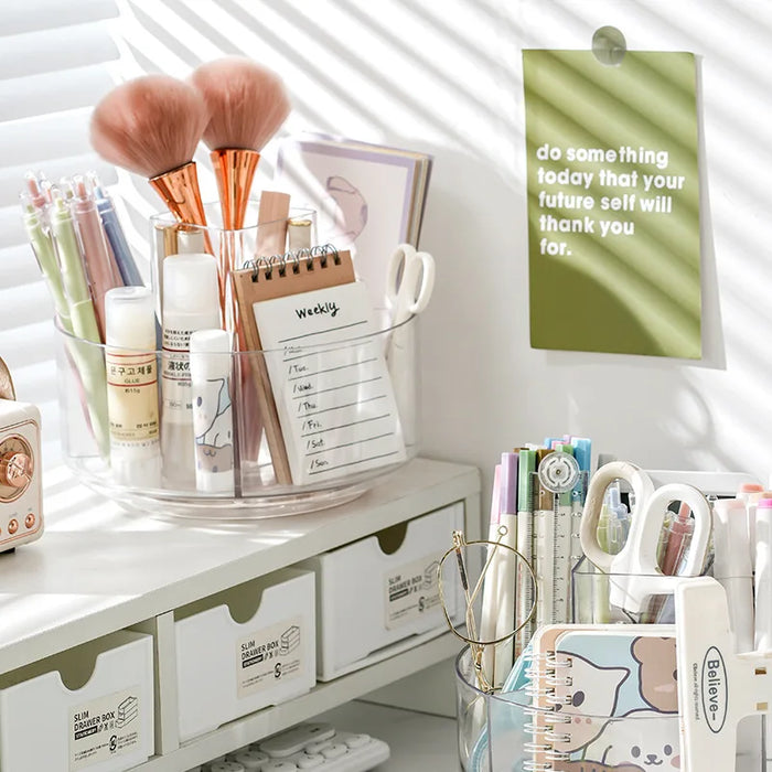 360-Degree Rotating Pen Holder for Desk,Desk Organizers and Accessories
