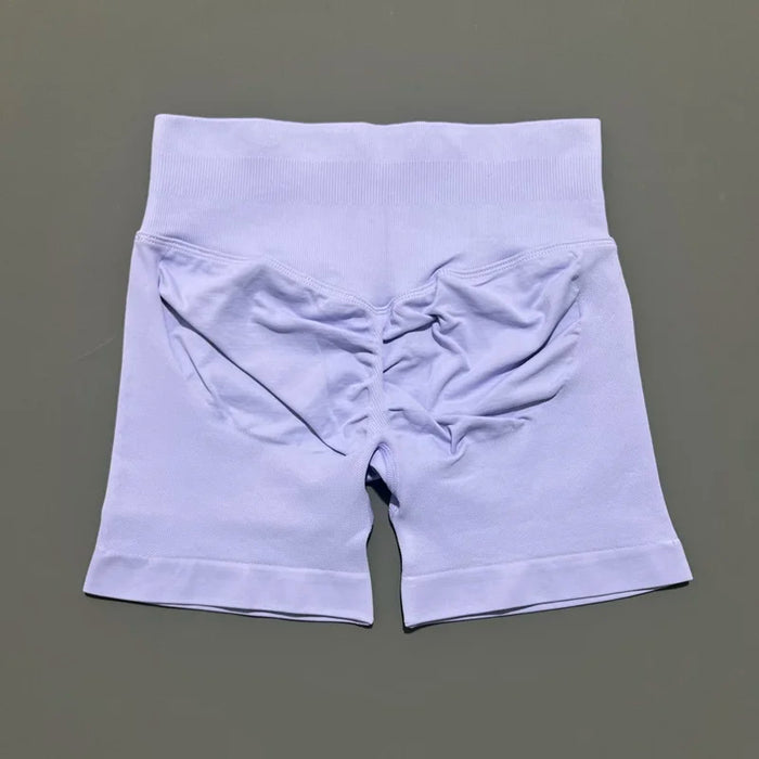 Women Fitness Workout Shorts Yoga High Waist Lift Butt Fitness Shorts Gym Running Sportswear Women Push Up Gym Leggings