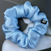 Mulberry silk scrunchie, Baby Blue