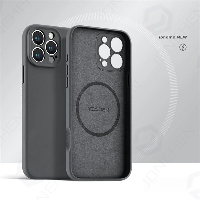 For Magsafe Liquid Silicone Original Case For iPhone 16 15 14 Plus 13 12 17 18 Pro Max Magnetic Wireless Charge Shockproof Cover