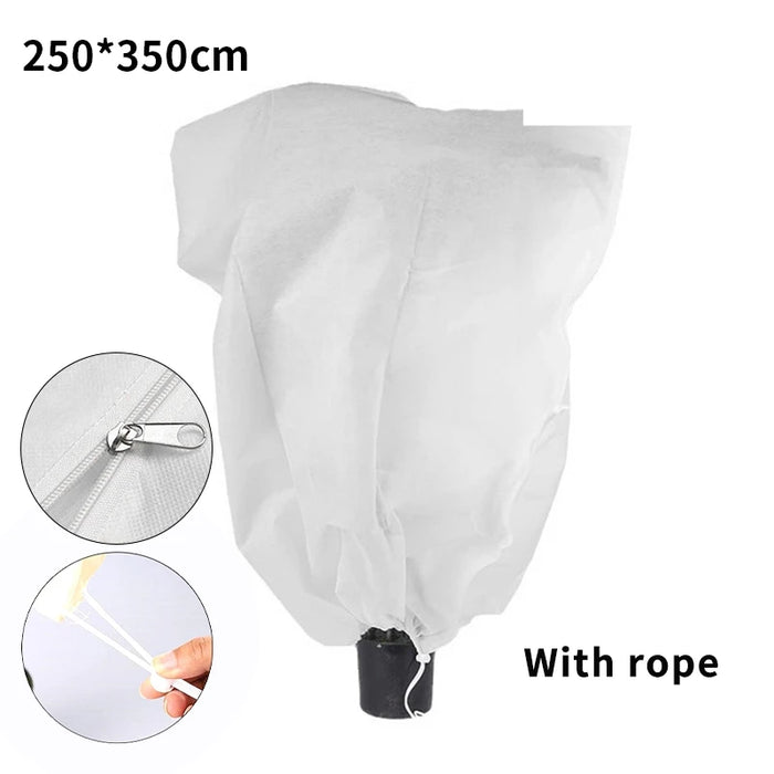 Non-woven Fabric Plant Protection Cover Fruit Protection Bag Winter Plant Coldproof Frost Prevention Mesh Plant Cover Antifreeze