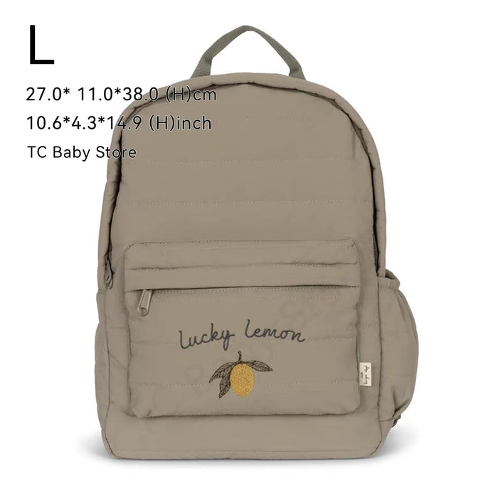 New KS Baby Backpack Parent-child Kids Schoolbag Kindergarten Bags Brand Traveling Cherry Children's Boys Girls Mom Storage