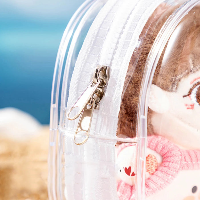 10/15cm Plush Doll Out Bag PVC Transparent Cotton Doll Transparent Display Pouch Clear Storage Case For Anime Cartoon Dolls New