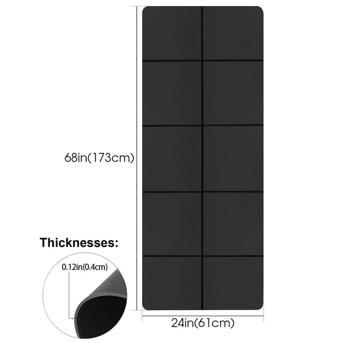 Yoga Mat Anti-skid Sports Fitness Comfort Foam 4MM Thick Yoga Mat for Exercise Yoga and Pilates Gymnastics Mat
