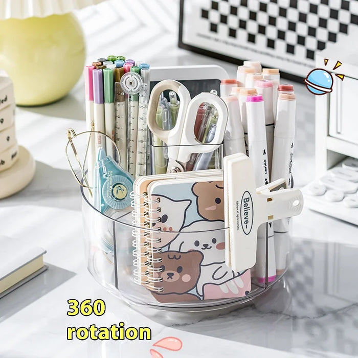 360-Degree Rotating Pen Holder for Desk,Desk Organizers and Accessories
