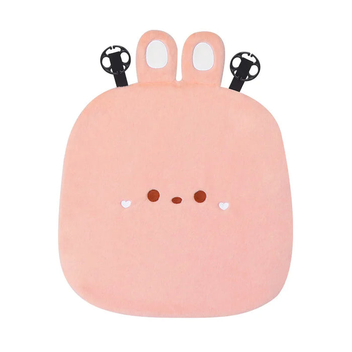 Plush Cute Cartoon Car Seat Cushion Pad Full Set Breathable Four Seasons Car Seat Cover Anti Slip Interior Accessories Universal