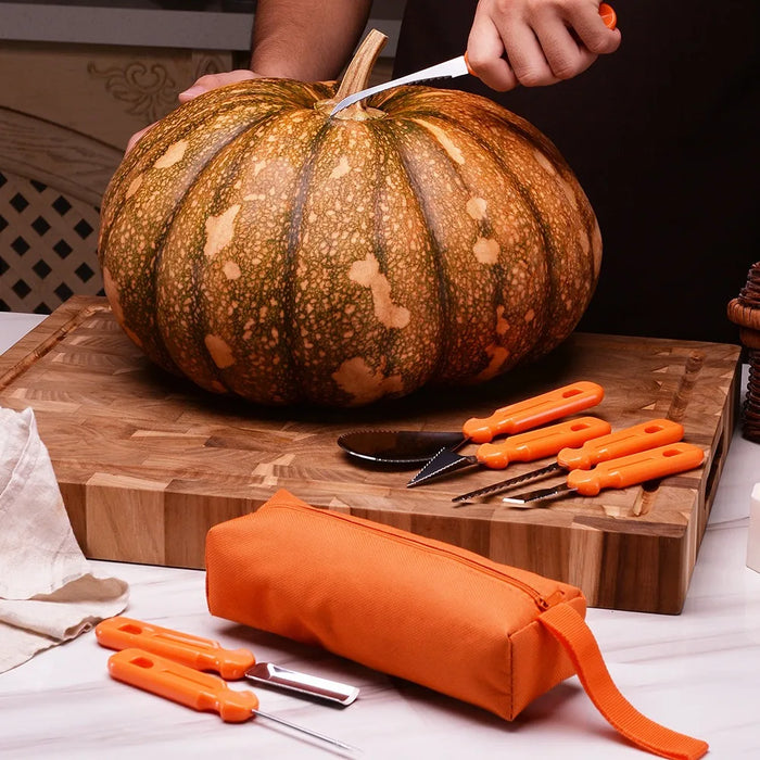 Pumpkin Carving Kit Pumpkin Cutter Tools Halloween Molds Stainless Steel Pumpkin Carver Stencils Cookie Cutter Kitchen Utensil