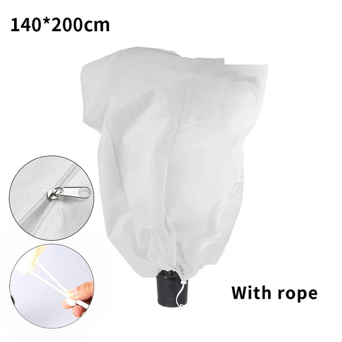 Non-woven Fabric Plant Protection Cover Fruit Protection Bag Winter Plant Coldproof Frost Prevention Mesh Plant Cover Antifreeze