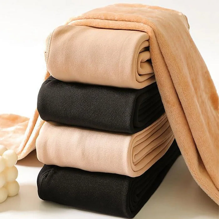 Fleece Lined Tights Women Thermal Pantyhose for Women Winter