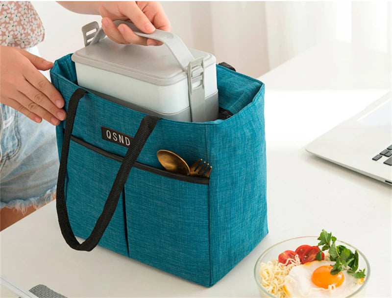 Portable Insulated Large Capacity Thermal Lunch Bag