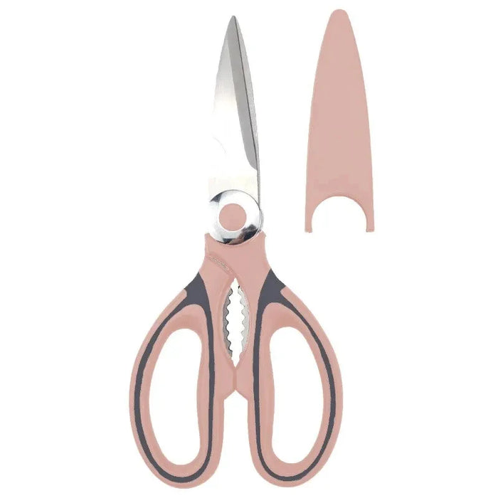 Smart Kitchen Shears with Cover Gadgets Utility Heavy Duty Stainless Steel Kitchen Scissors