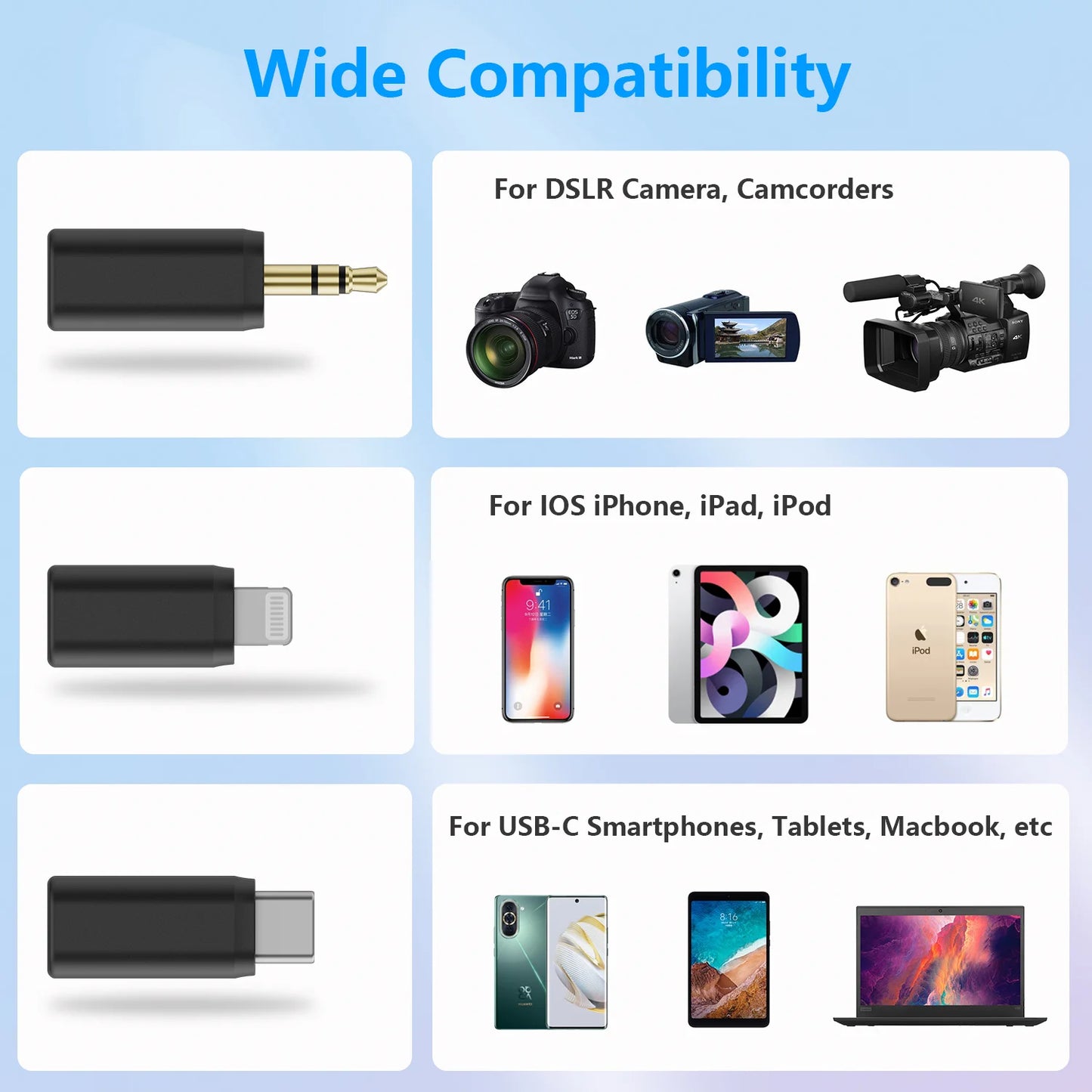 BOYA BOYALINK Wireless Lavalier Microphone for Mobile DSLRs Cameras