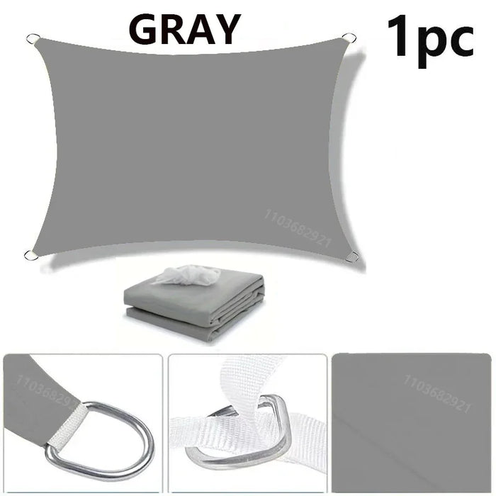 Awning waterproof sunshade sail outdoor terrace lawn beach garden carport backyard deck pavilion awning