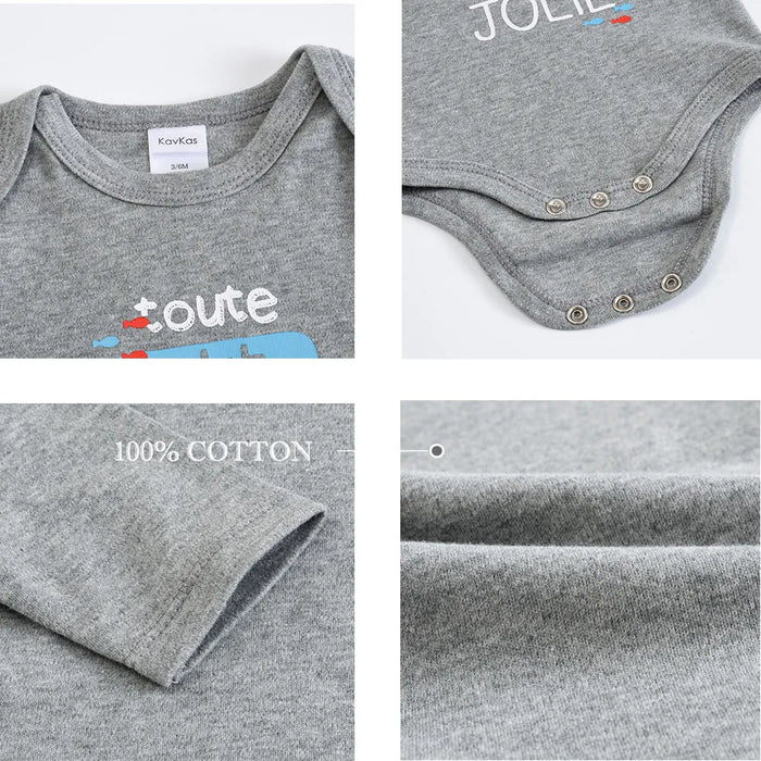 3/6 Pcs/Lot Newborn Baby Clothes Boys Cute Romper 100% Cotton Long Sleeve Bodysuit Baby Clothing Set Gift Infant Jumpsuit 0-24M