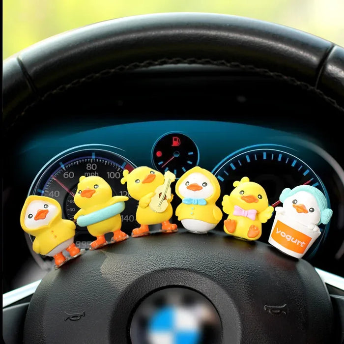 Little Yellow Swinging Duck for Car Interior Decoration