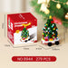 Christmas train tree car micro block set, 279 pieces, with box