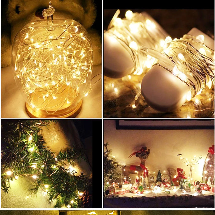 1M 2M 3M 5M LED Copper Wire String Lights Fairy Light Outdoor Garland