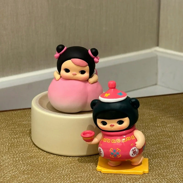 Pucky The Feast Series Gourmet Restaurant Action Figurine Kawaii Doll Toy Cartoon Model Pvc Desktop Doll Toys Festival