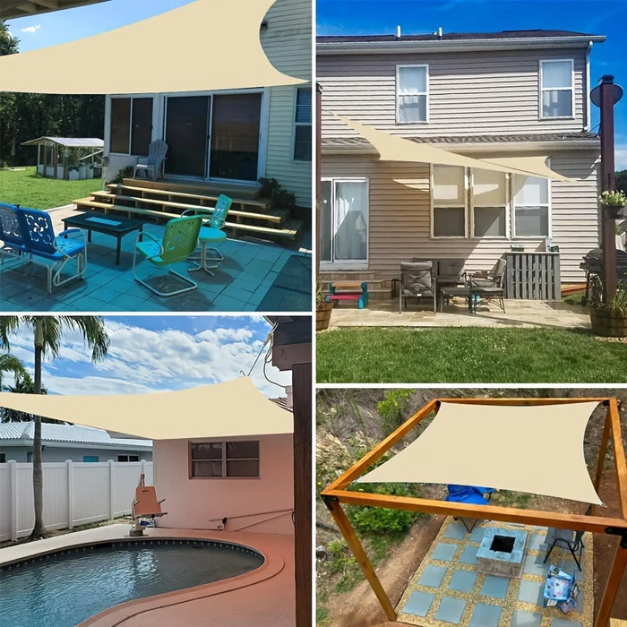 Awning waterproof sunshade sail outdoor terrace lawn beach garden carport backyard deck pavilion awning
