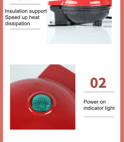 110V&220V Electric Mini Waffles Maker Machine Kitchen Cooking Appliance
