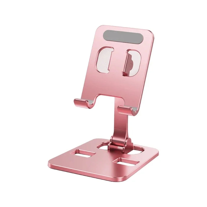 Foldable aluminum phone stand: Pink