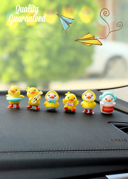 Little Yellow Swinging Duck for Car Interior Decoration