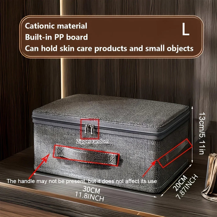 Multifunctional Box with , Large Capacity Quilt Storage Box Bra Storage Box Underwear Organizer