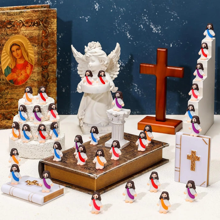 Easter Jesus Toys Easter Mini Jesus Figurines Decorative Multifunctional Party Favors Sunday School Craft Multiple specification