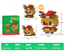 Reindeer 3-in-1 micro block set, 98 pieces