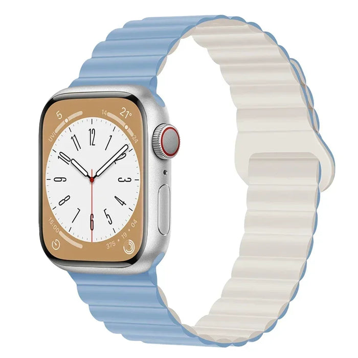 Magnetic Loop Band For Apple Watch Ultra 2 49mm 45mm 44mm 40mm 41mm 42mm Silicone Bracelet iWatch Series 9 8 7 6 SE 5 4 3 Strap