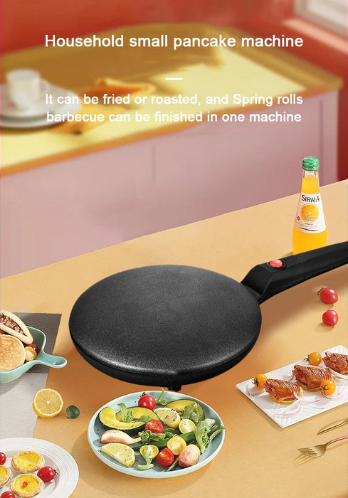 110V/220V Household Non-stick Pancake Machine Electric Crepe Baking Pan Instant Heating Spring roll Pastry Frying Grilling Plate