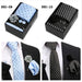 Four men's tie gift sets in assorted patterns with style codes