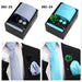 Four men's tie gift sets in assorted patterns with style codes