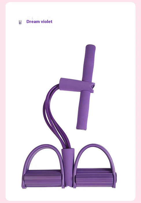 Multifunction Tension Rope Resistance Band Elastic Pedal Puller Leg Stretching Slimming Training Portable Fitness Equipment