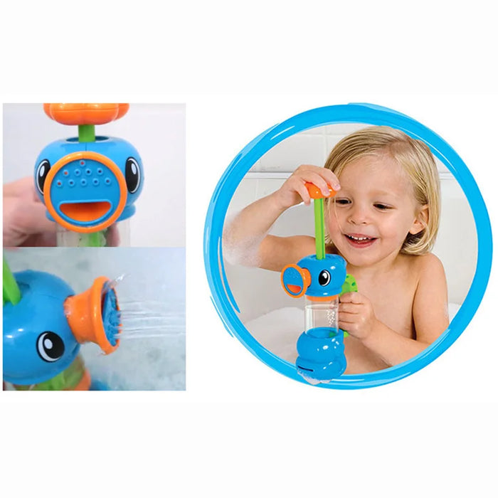 Water Spraying Yellow Duck Kids Shower Bath Toys