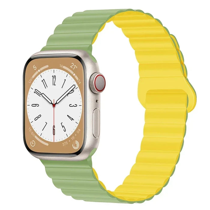 Magnetic Loop Band For Apple Watch Ultra 2 49mm 45mm 44mm 40mm 41mm 42mm Silicone Bracelet iWatch Series 9 8 7 6 SE 5 4 3 Strap